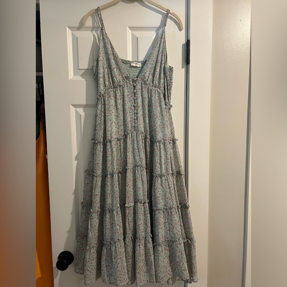 Floral Midi Sun Dress